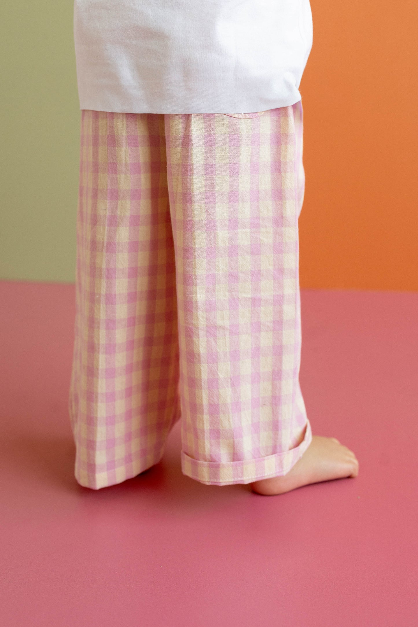 Pantalons flowy - GINGHAM